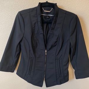 WHBM black fitted blazer.